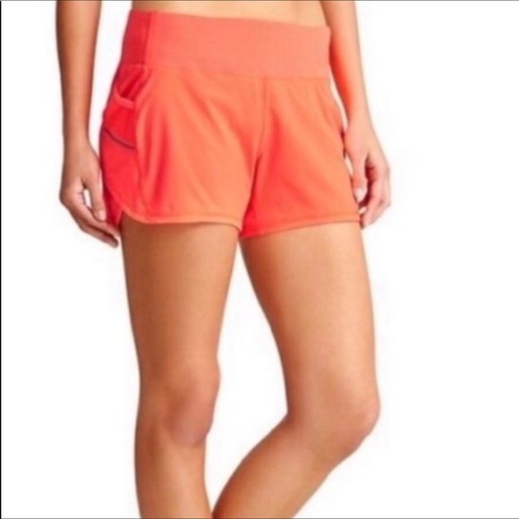 Athleta Ready Set Go Short Orange 4” - Picture 15 of 15